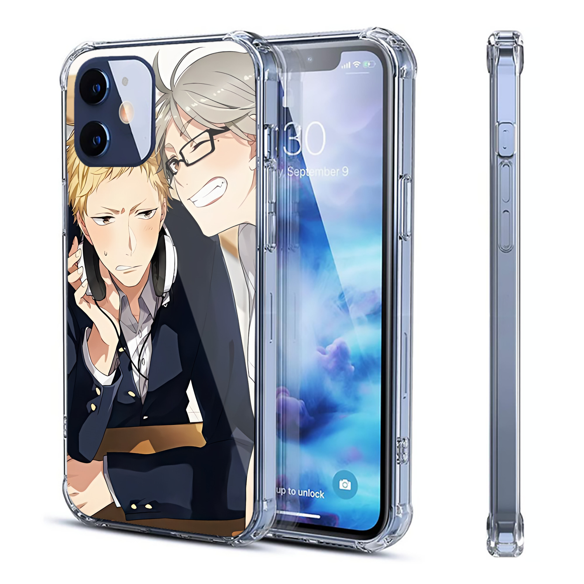 （画像用） ハイキュー!! Haikyu!! 【iPhone 12シリーズ対応】透明スマホケース（クリアソフトケース）